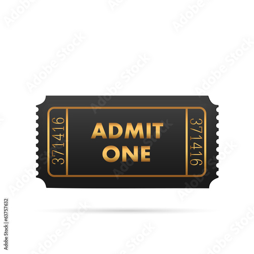 Admit One Ticket