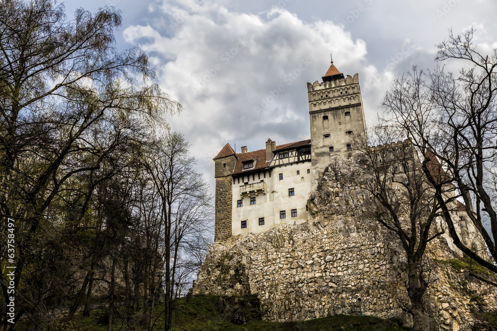 Bran Castle, known as Dracula's castle, in Romania