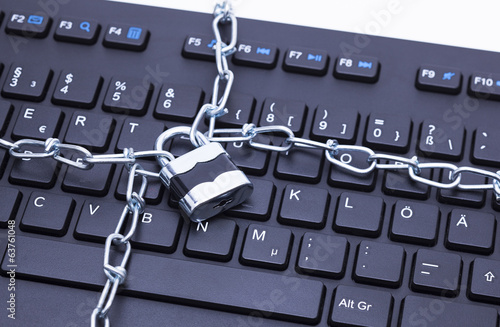 Keyboard Kette Schloss