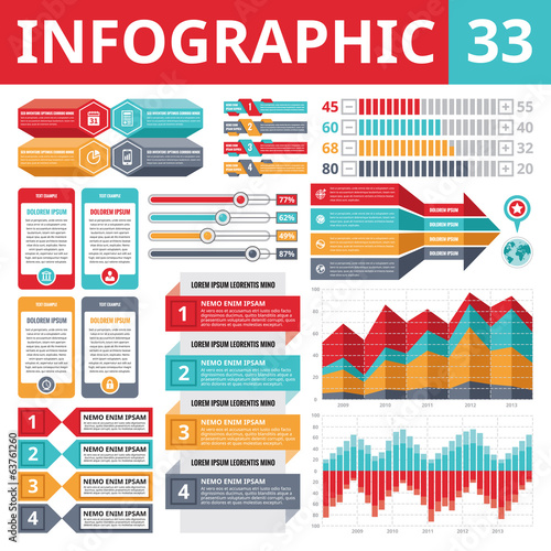Set of Infographics Elements for presentation