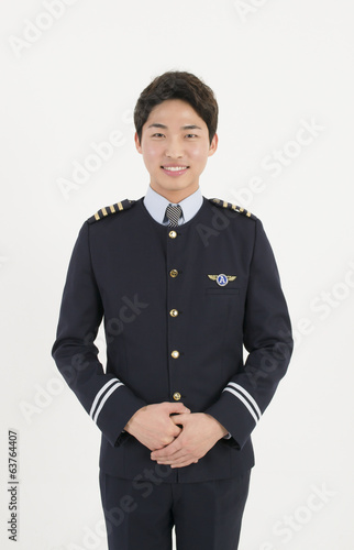 Asian airline pilot