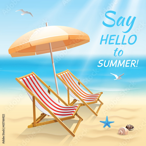 Summer holidays background wallpaper