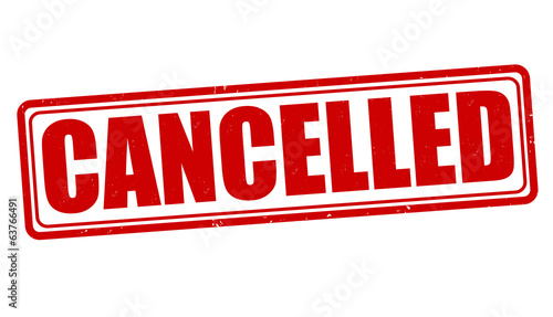 Cancelled stamp