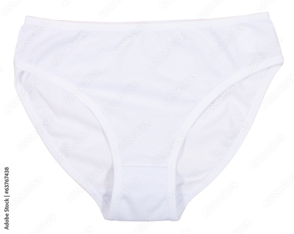Women's panties isolated on white Women's panties isolated on white