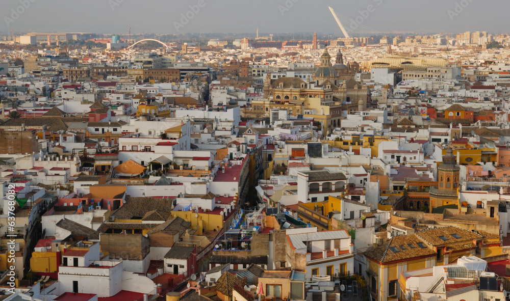 Roofs of Seville, Spain