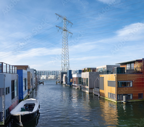 Photography houses at the waterfront