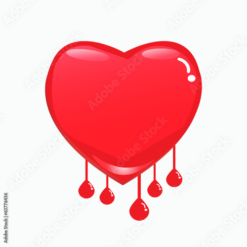 Heartbleed openssl bug vector shape photo