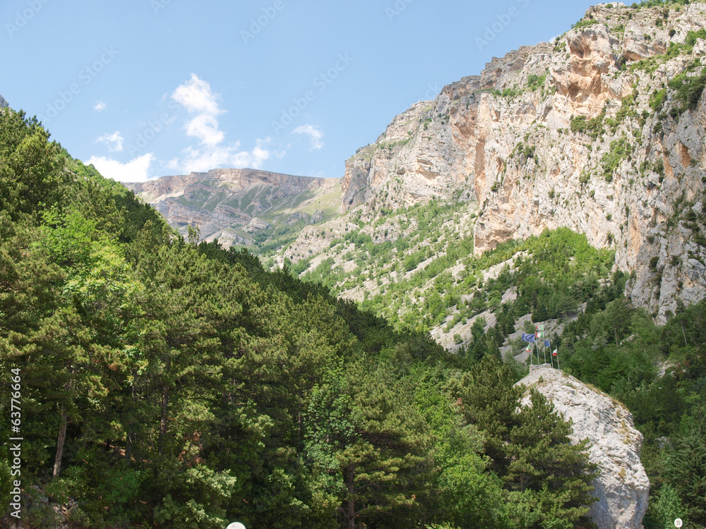 typical mountain panorama landscape typical mountain panorama landscape