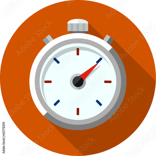 Stopwatch flat icon 2