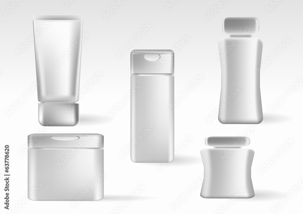Vector cosmetics containers , packaging Vector cosmetics containers , packaging