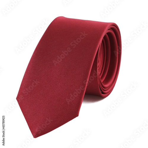 Canvas Print neck tie rolled up