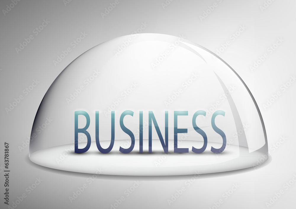 word business is under a glass dome word business is under a glass dome