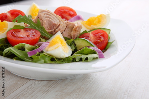 Salad with tuna fish
