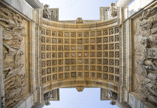 Porta Sempione in Milan, Italy