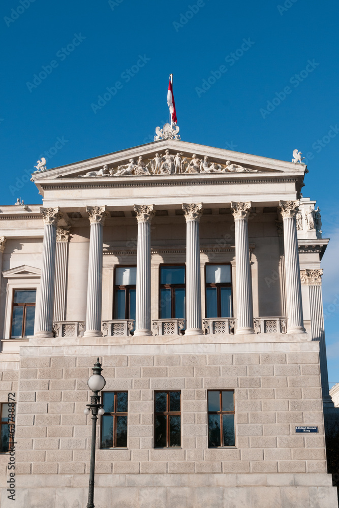 Naklejka premium parlament in wien