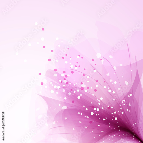 Vector background with flowers