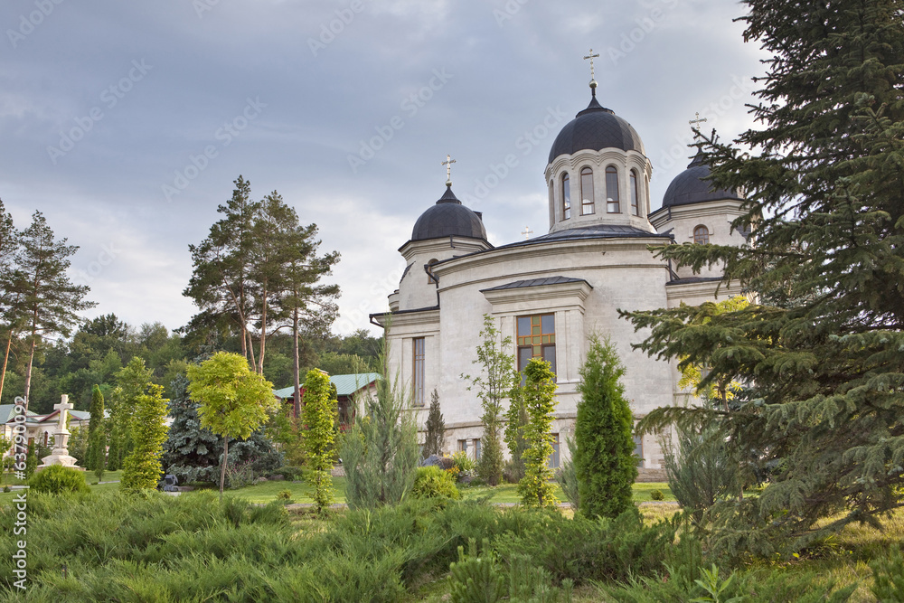 Orthodox church in spring