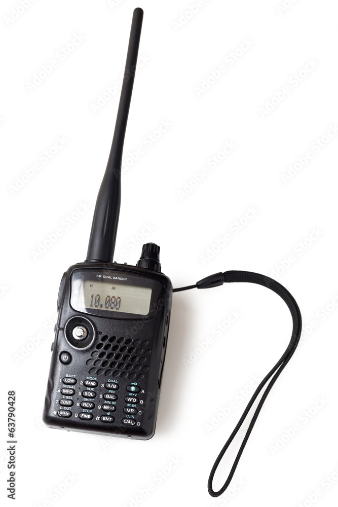 Transceiver on white Transceiver on white