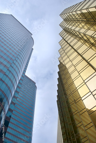Modern skyscrapers in the Hong Kong