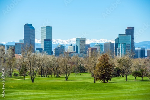 Sunny Denver Skyline
