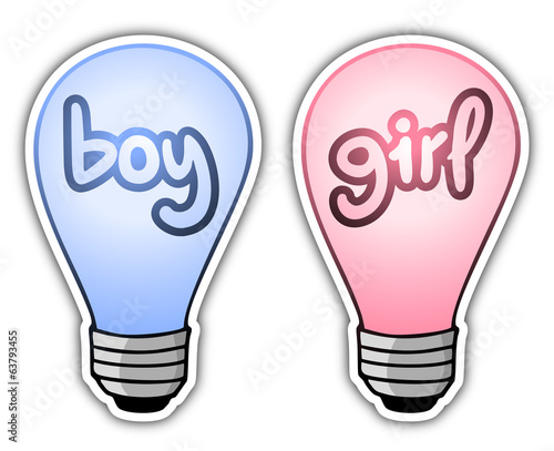 Boy and girl light