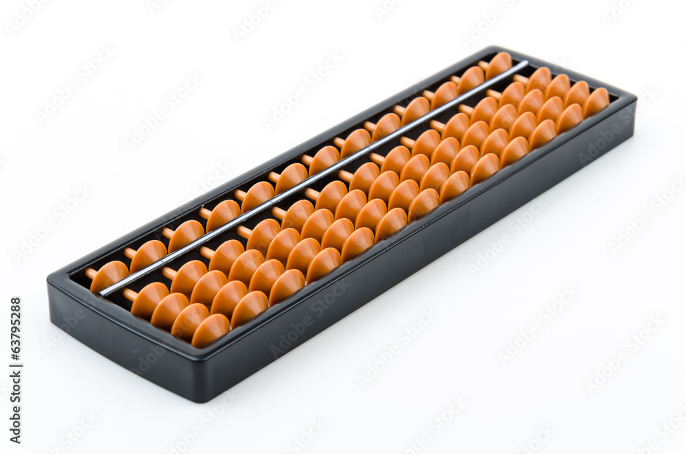 Abacus isolated white background Abacus isolated white background