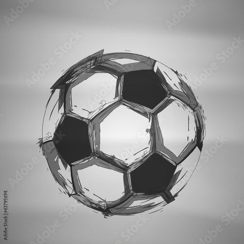 Naklejka Sketch Soccer Vector