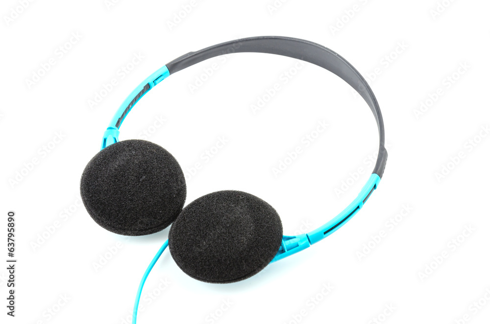 Headphone isolated white background Headphone isolated white background