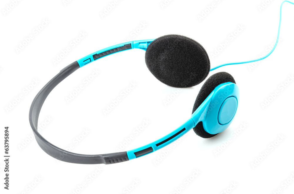 Headphone isolated white background Headphone isolated white background
