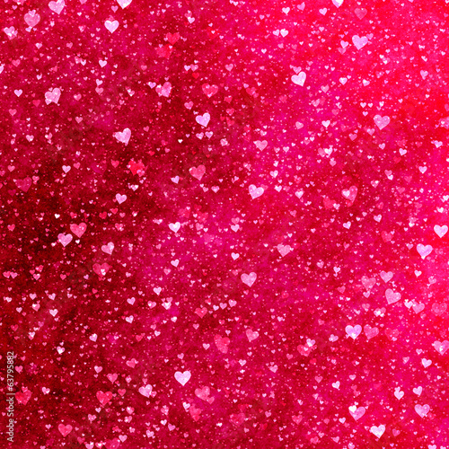 Heart valentine light background