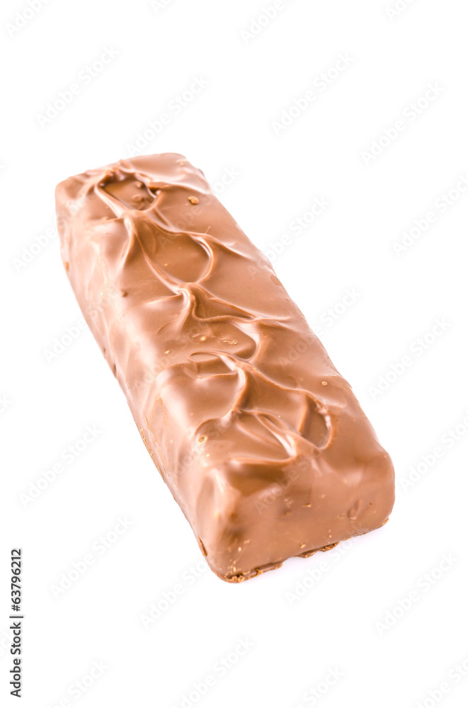 Chocolate bar isolated white background Chocolate bar isolated white background