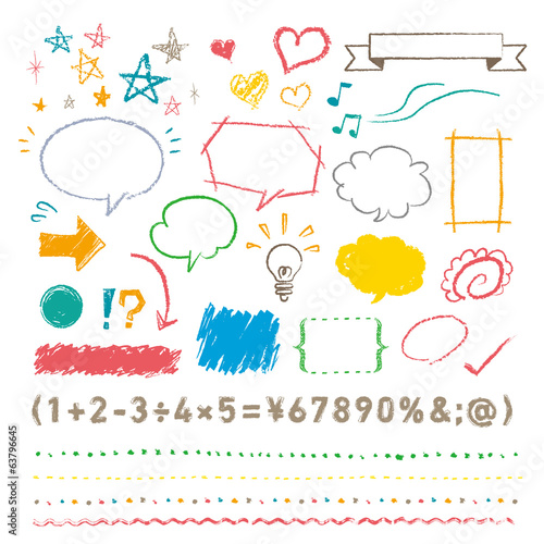 hand drawing icon A