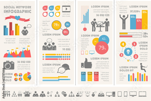 Social Media Infographic Template.