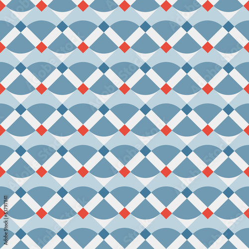 Fashion pattern with squares