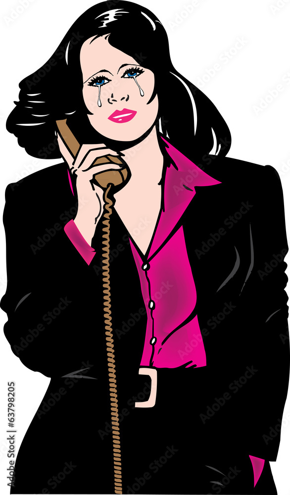 white woman crying to phone white woman crying to phone