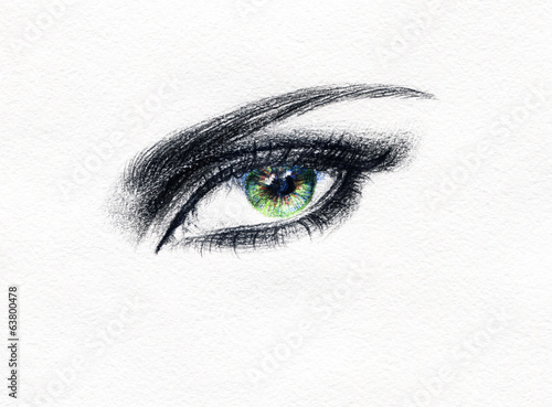 woman eye