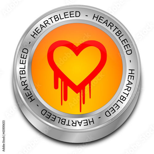 Heartbleed button photo