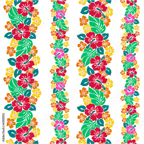 ハイビスカスのパターン