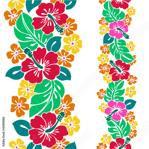 ハイビスカスのパターン