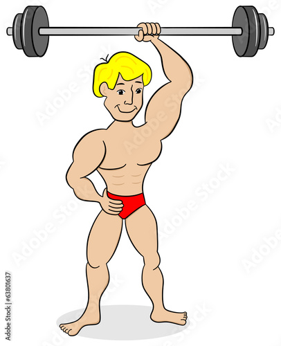 Gewichtheber beim Training