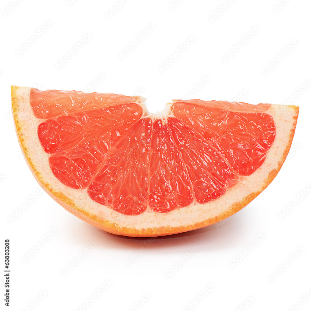 Bright grapefruit isolated on white background Bright grapefruit isolated on white background