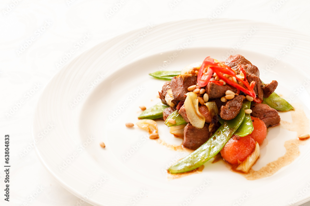 beef with vegetables