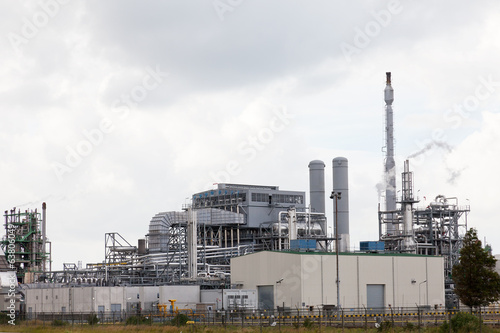 Oil refining plant in Rotterdam, Holland
