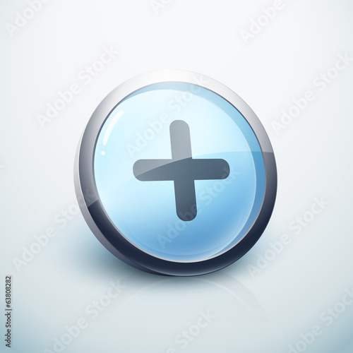 icône bouton internet plus