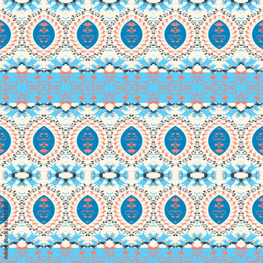 seamless pattern in retro style seamless pattern in retro style