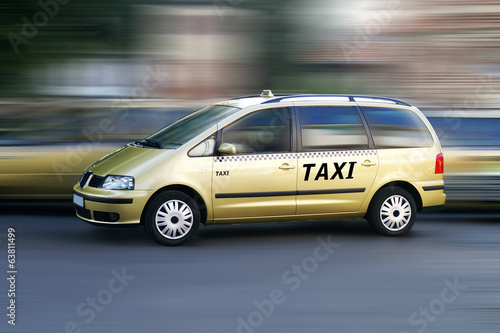 Foto Taxi unterwegs