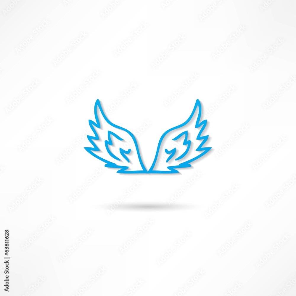 Vector illustration of angel icon. Vector illustration of angel icon.