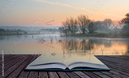 Book concept Landscape of l...