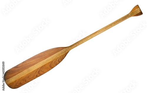 Εκτύπωση καμβά wooden canoe paddle