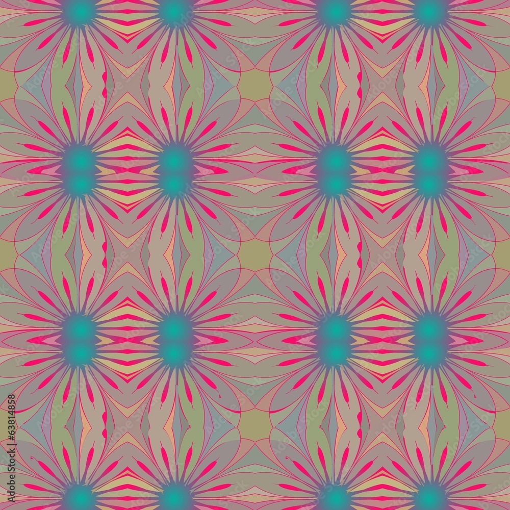 seamless pattern in retro style